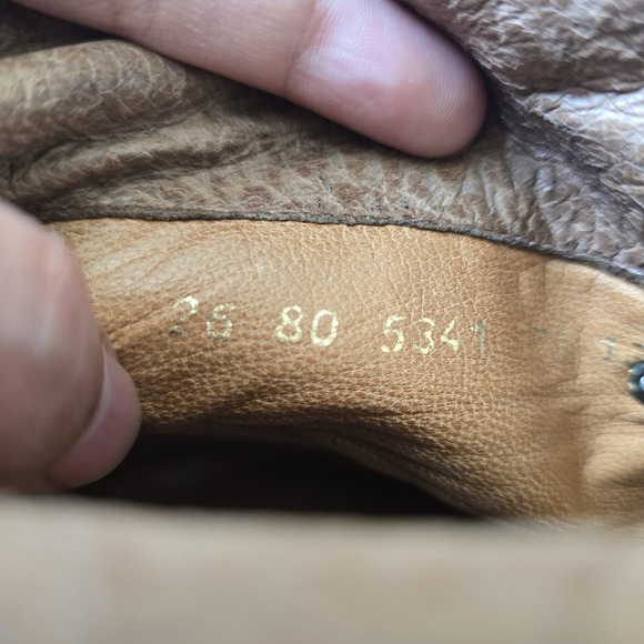 VTG Women's Witchy‎ Pointed Lace Up Leather Booties Sz 7.5 Italy Made Festival - Picture 3 of 14